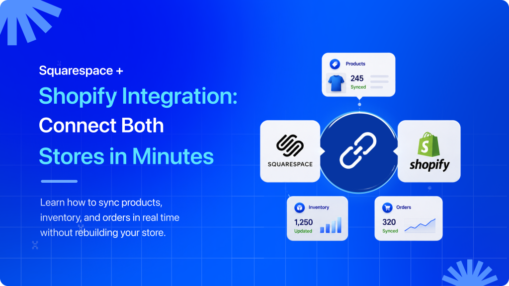 Squarespace and Shopify Integration: Connect and Sync Both Platforms in Real Time