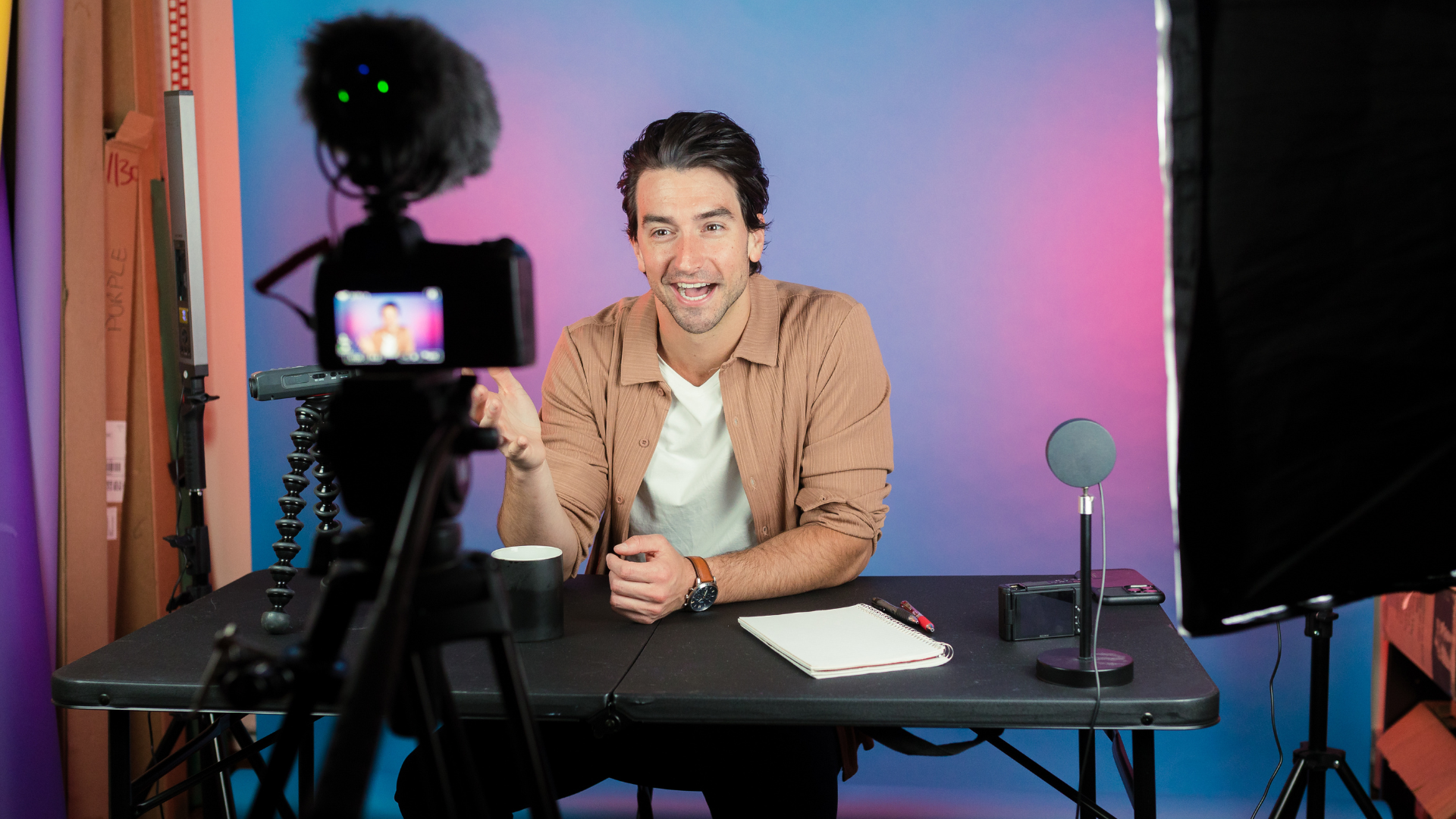 Making a TikTok video for promotions