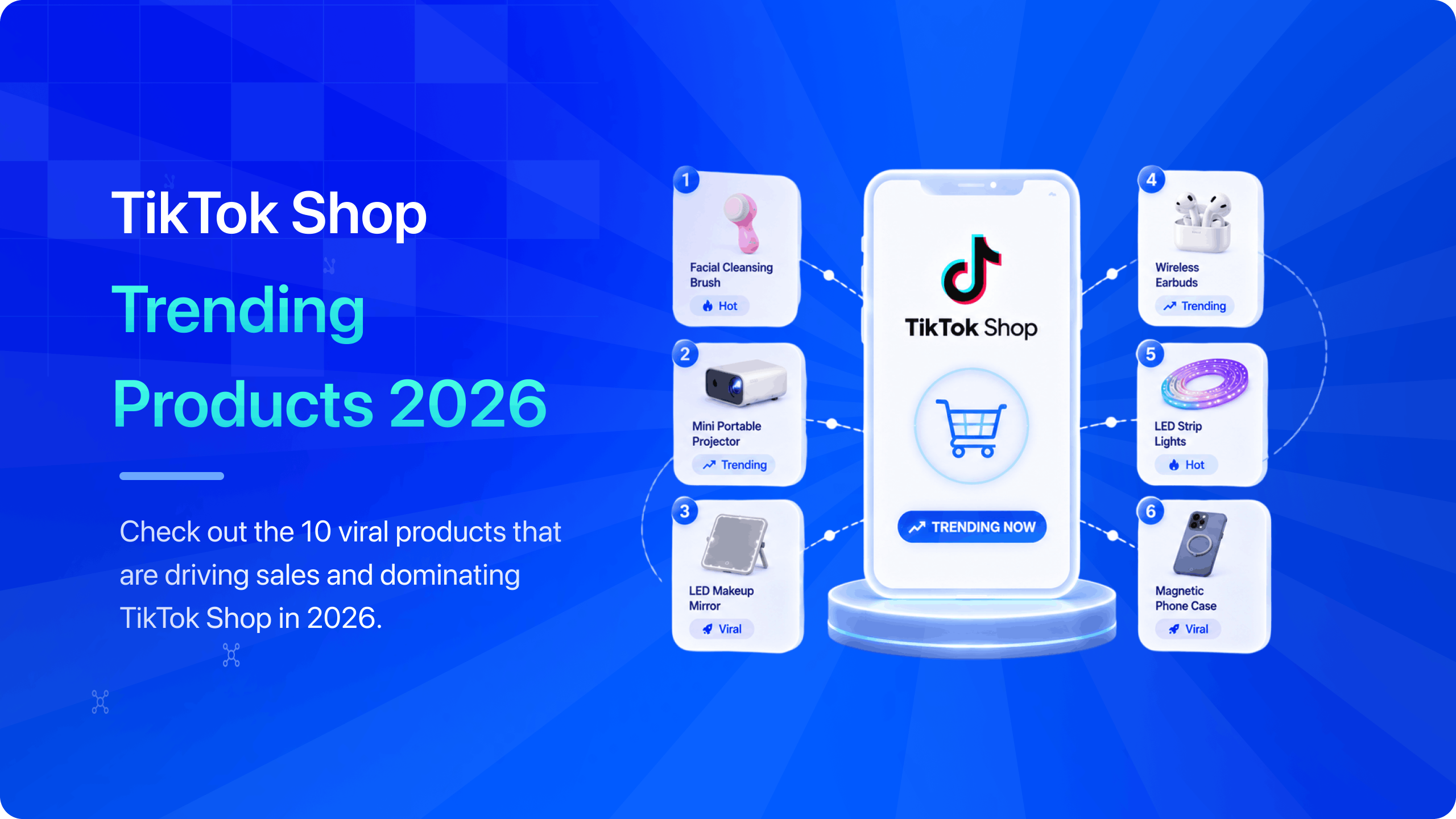 Trending products for TikTok Shop 2026