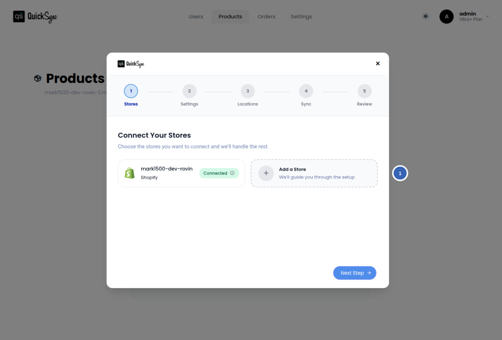 Clover POS integration dashboard syncing products in real time