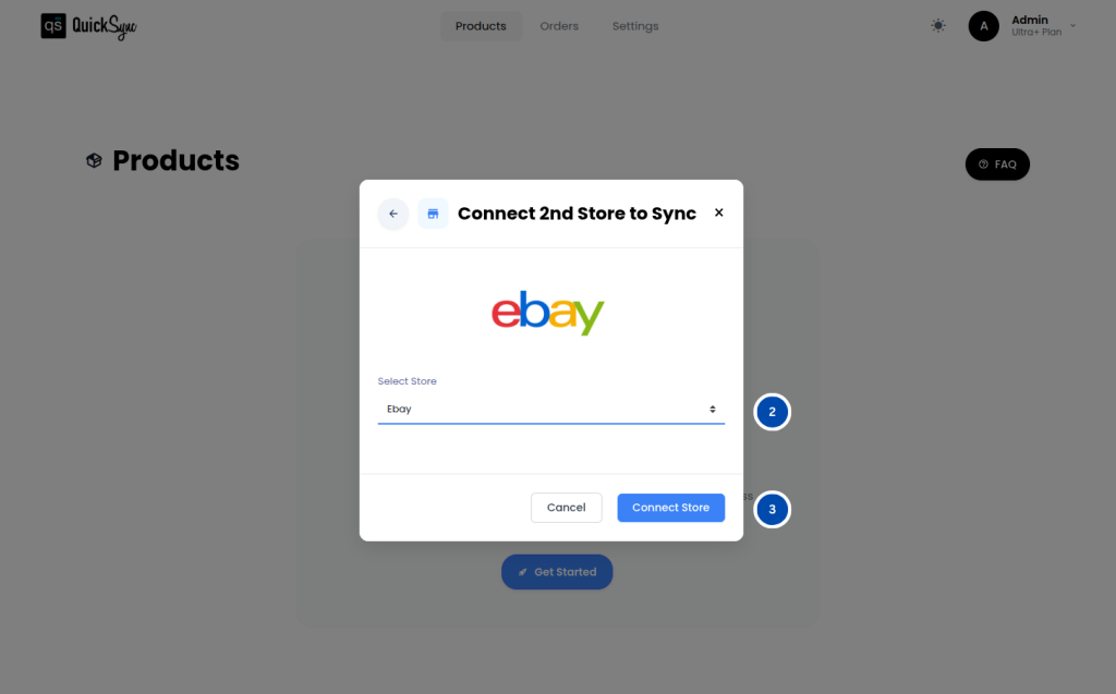 how to sync ebay account