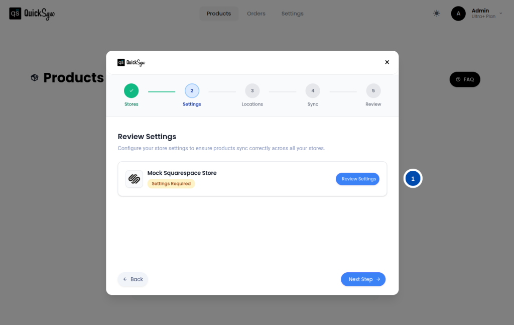 store page in squarespace