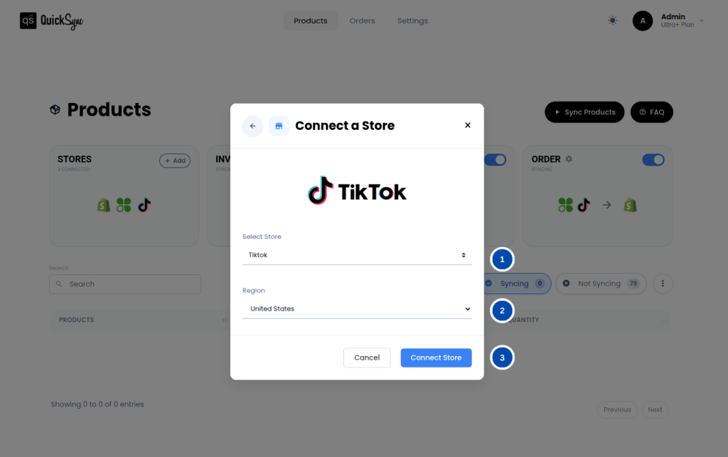 how to connect tiktok's seller account