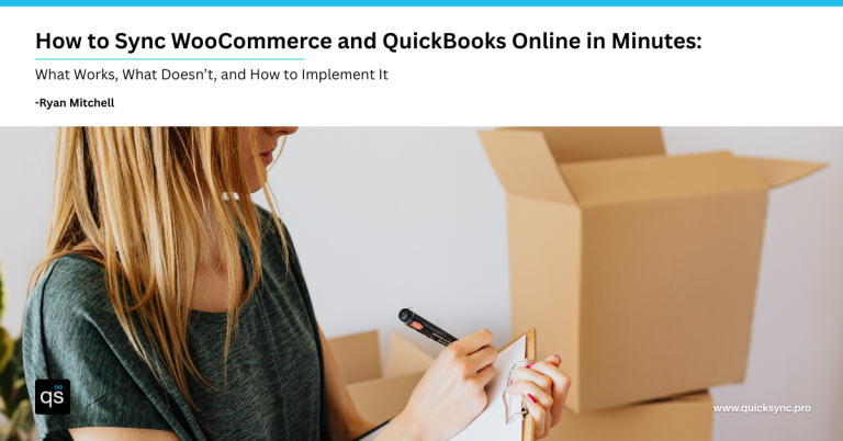 How to Sync WooCommerce and QuickBooks Online in Minutes (2026 Guide)