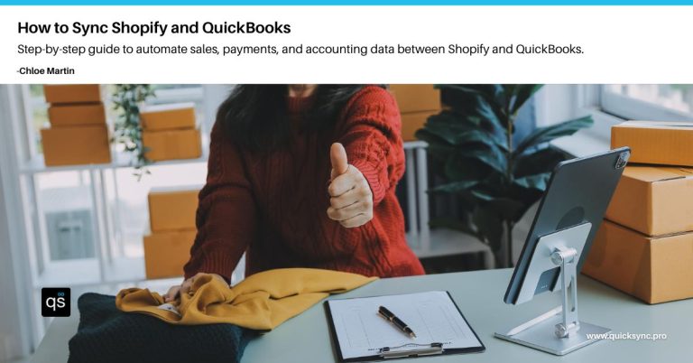 How to Connect Shopify and QuickBooks