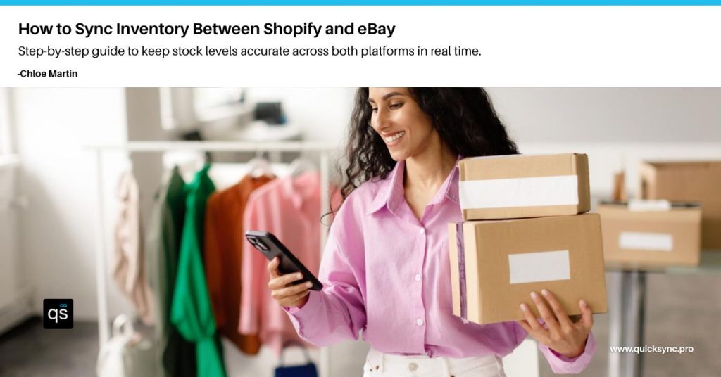 how to sync inventory between Shopify and eBay