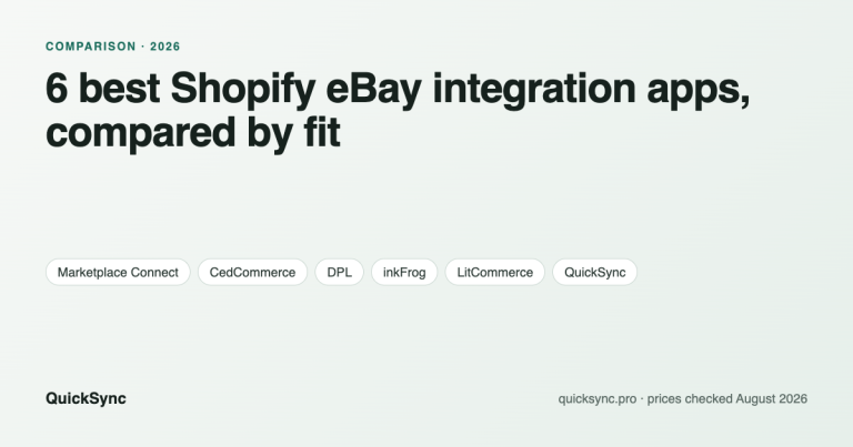 6 Best Shopify eBay Integration Apps in 2026 (Prices and Ratings Compared)