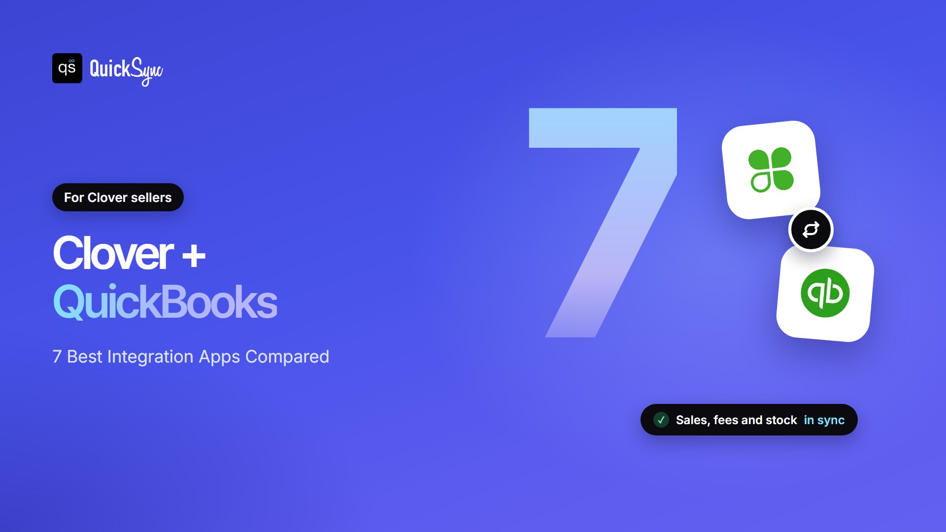 Best Clover QuickBooks integration apps: 7 apps compared for syncing Clover sales, fees and stock with QuickBooks