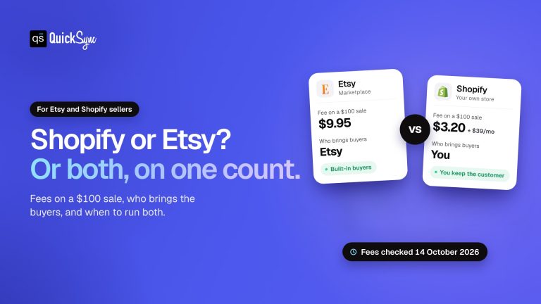 Shopify vs Etsy: Which Should You Sell On, or Both? (2026)