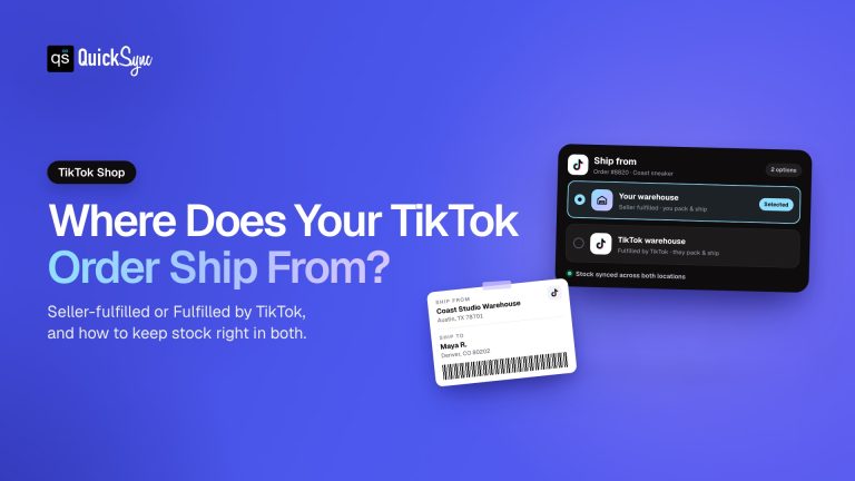 What is a warehouse address in TikTok Shop?