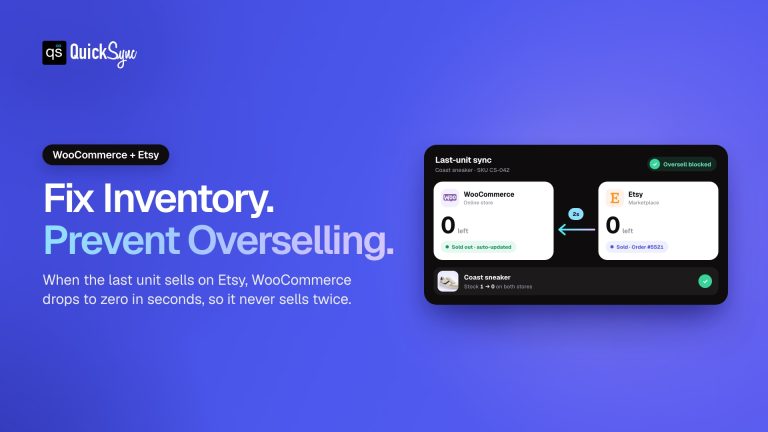 WooCommerce Etsy Sync: Stop Overselling & Fix Inventory Errors (2026 Guide)